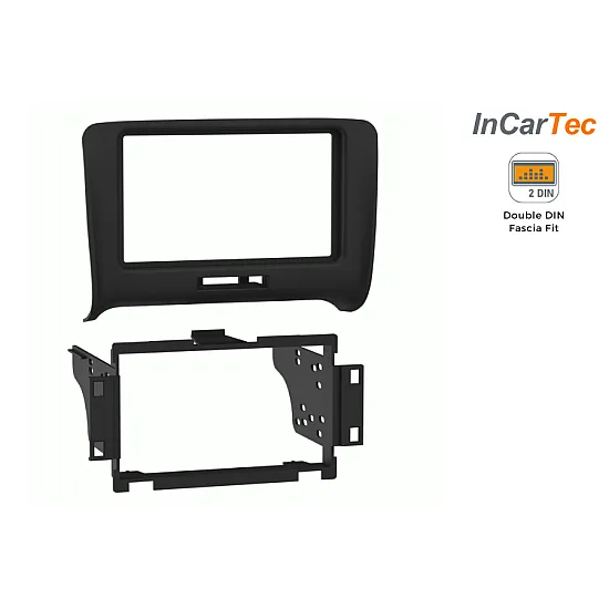 Audi TT 8J (2006-2014) Double DIN FLUSH FIT Fascia Adapter Panel (MATT BLACK) Audi TT 8J (2006-2014) Double DIN FLUSH FIT Fascia Adapter Panel (MATT BLACK)