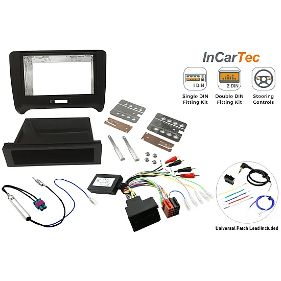 Audi TT 8J (2006-2014) Single/ Double DIN Car Stereo Upgrade Fitting Kit