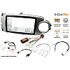 Toyota Yaris (2017-2020) Double DIN Car Stereo Upgrade Fitting Kit Silver