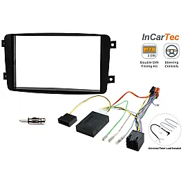 Mercedes with (AUDIO 10) Double DIN Car Stereo Upgrade Fitting Kit