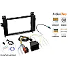 Mercedes (AUDIO 20 / QUAD-LOCK) Double DIN Car Stereo Upgrade Fitting Kit