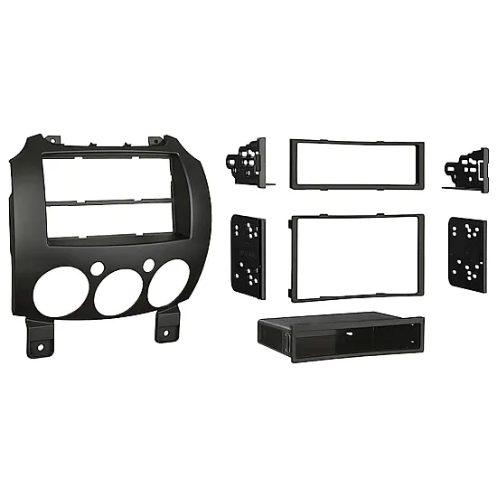 Mazda 2 (2007-2014) Single / Double DIN Car Stereo Upgrade Fitting kit (WITHOUT SWC)