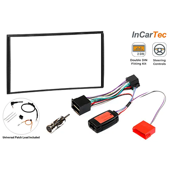 Nissan Note (2006-2007) Double DIN Car stereo Fascia SWC Fitting Kit