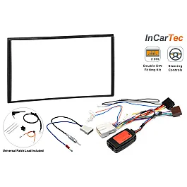 Nissan Note (2007-2013) Double DIN Car Stereo Fascia, Steering Control Fitting Kit 