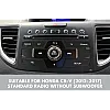 Honda CR-V (2012–2017) Double DIN Car Stereo Fitting Kit (Standard Radio, Non-Amplified)