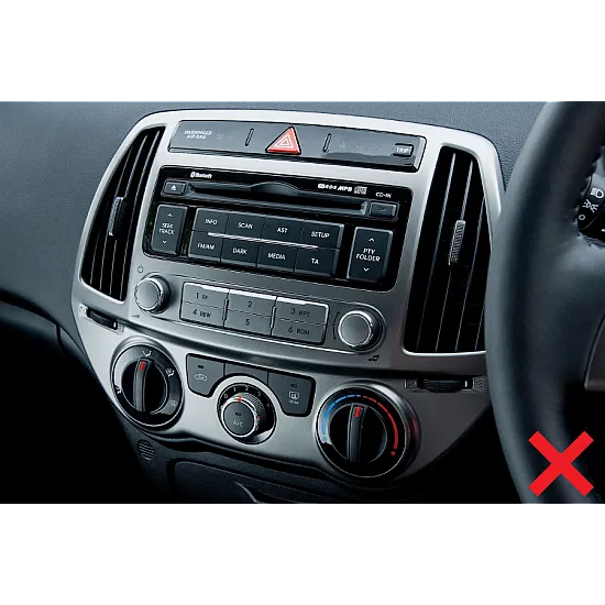 Hyundai i20 (2012-2014) Double DIN Car Stereo Fitting Kit (AUTO AIR CON)