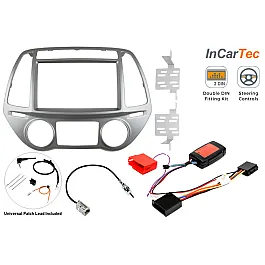 Hyundai i20 (2012-2014) Double DIN Car Stereo Fitting Kit (AUTO AIR CON)