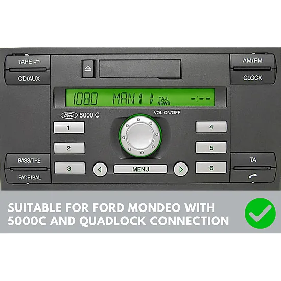 Ford Mondeo (2003-2007) Double DIN Car Stereo Fitting Kit