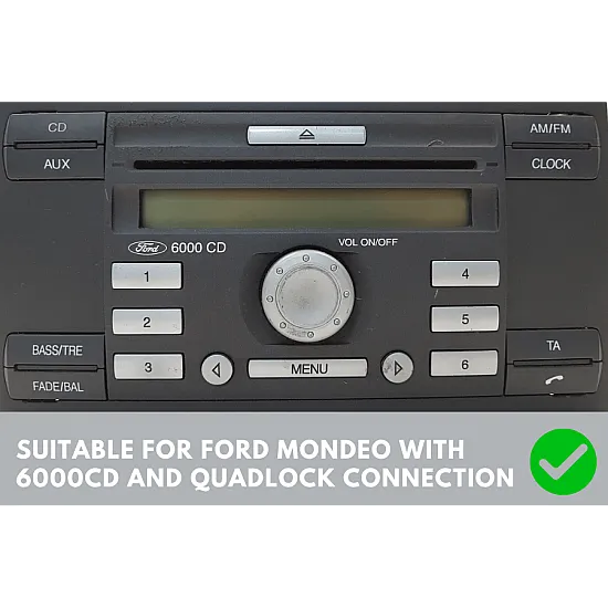 Ford Mondeo (2003-2007) Double DIN Car Stereo Fitting Kit