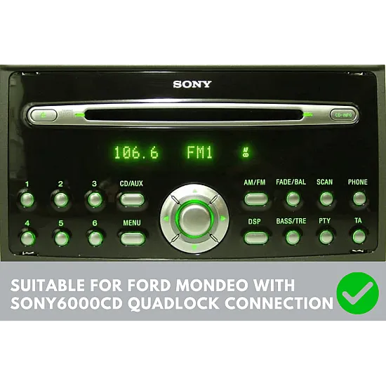 Ford Mondeo (2003-2007) Double DIN Car Stereo Fitting Kit