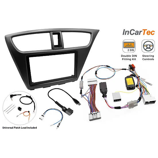 Honda Civic (2012–2017) Double DIN Car Stereo Upgrade Fitting Kit (Type B Navi) Honda Civic (2012–2017) Double DIN Car Stereo Upgrade Fitting Kit (Type B Navi)
