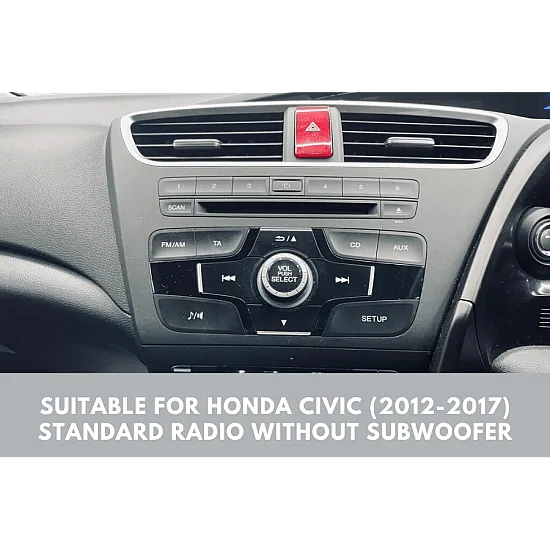 Honda Civic (2012–2017) Double DIN Car Stereo Fitting Kit (Non-Amplified)