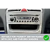 Peugeot 308 (2008-2013) Double DIN Car Stereo SWC & PDC Fitting Kit (Silver)