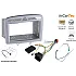 Peugeot 308 (2008-2013) Double DIN Car Stereo SWC & PDC Fitting Kit (Silver)