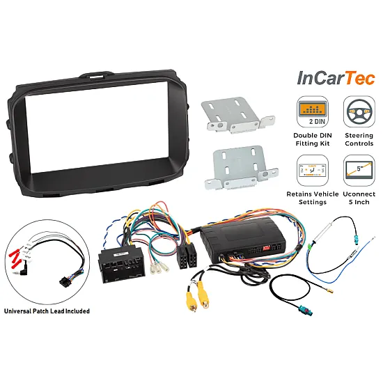 Alfa Romeo Giulietta (2014-2021) Double DIN Car Stereo Fitting Kit (Uconnect 5 Inch)