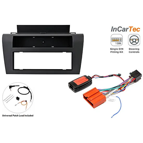 Mazda 3 BK (2003-2008) Single DIN Car Stereo Upgrade Fitting Kit (WITH SWC)