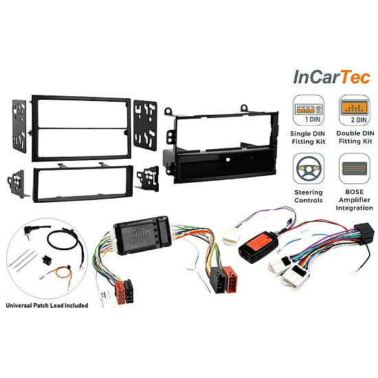 Nissan 350Z (2003-2005) Single / Double DIN Car Stereo Upgrade Fitting Kit (BOSE AUDIO) Nissan 350Z (2003-2005) Single / Double DIN Car Stereo Upgrade Fitting Kit (BOSE AUDIO)