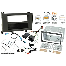 Mercedes SLK (2004-2008) (NTG1/HARMAN KARDON) Single / Double DIN Car Stereo Fitting Kit