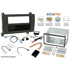 Mercedes SLK 2004-2008 (COMAND NTG1 NAV) Single / Double DIN Car Stereo Fitting Kit