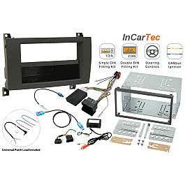 Mercedes SLK 2009-2011 (NTG2/HARMAN KARDON) Single/Double DIN Car Stereo Fitting Kit