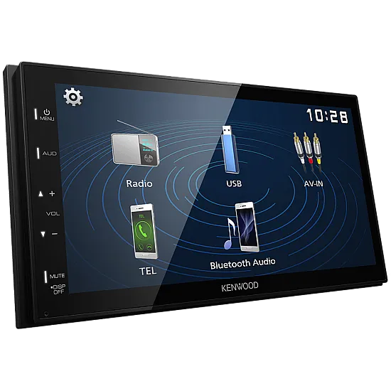 Kenwood DMX129BT 2DIN Car Audio System With BT And Android Mirroring Kenwood DMX129BT 2DIN Car Audio System With BT And Android Mirroring
