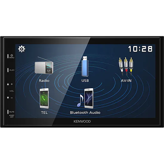 Kenwood DMX129BT 2DIN Car Audio System With BT And Android Mirroring Kenwood DMX129BT 2DIN Car Audio System With BT And Android Mirroring