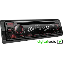 Kenwood KDC-BT450DAB 1DIN Car Stereo  - CD USB DAB+ Bluetooth Kenwood KDC-BT450DAB 1DIN Car Stereo  - CD USB DAB+ Bluetooth