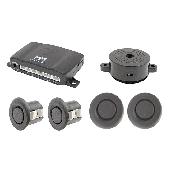 Rear Audible Parking Sensors - Angled Head Set - MM05MB Rear Audible Parking Sensors - Angled Head Set - MM05MB