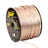 Stinger 16GA Flexible OFC Pro Series Speaker Wire Clear, 500 FT Spool