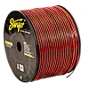 Stinger 16GA Flexible OFC Pro Series Speaker Wire Red 500 FT Spool
