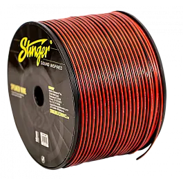 Stinger 16GA Flexible OFC Pro Series Speaker Wire Red 500 FT Spool