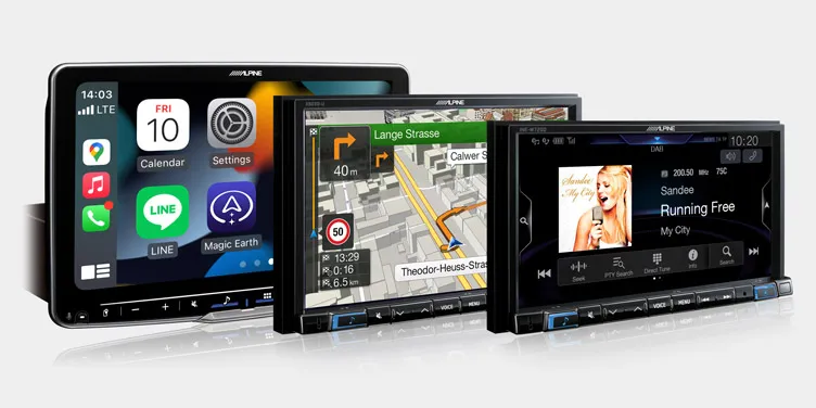 Compatible with many Alpine Head Units