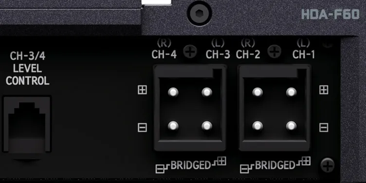 Power and Speaker Connectors