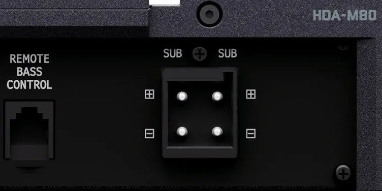 Power and Speaker Connectors