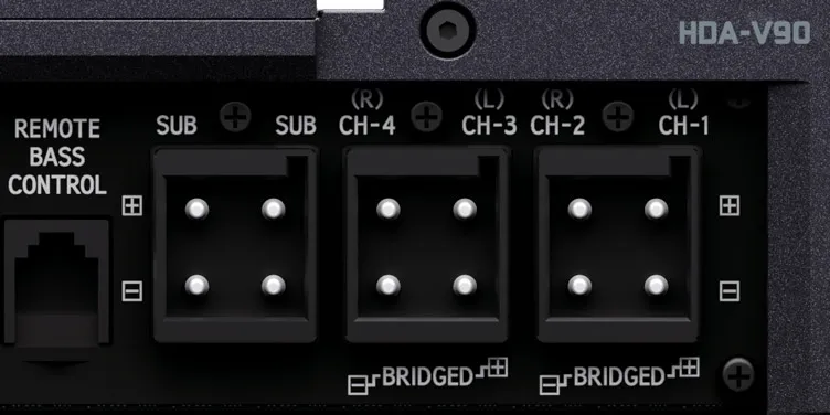 Power and Speaker Connectors