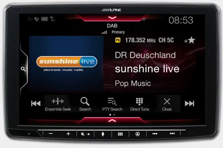 INE-F904S907 - Built-in DAB+ Digital Radio