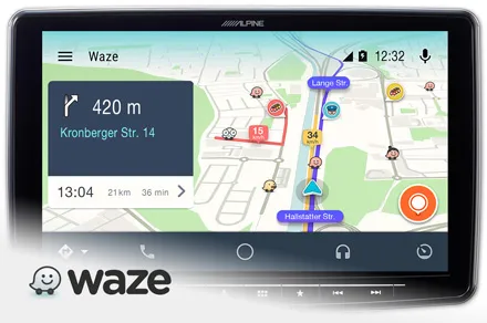 Alpine INE-F904S907 - Waze