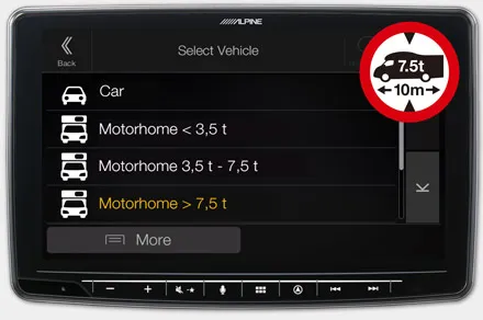 Mercedes Sprinter - Vehicle Parameter Setting