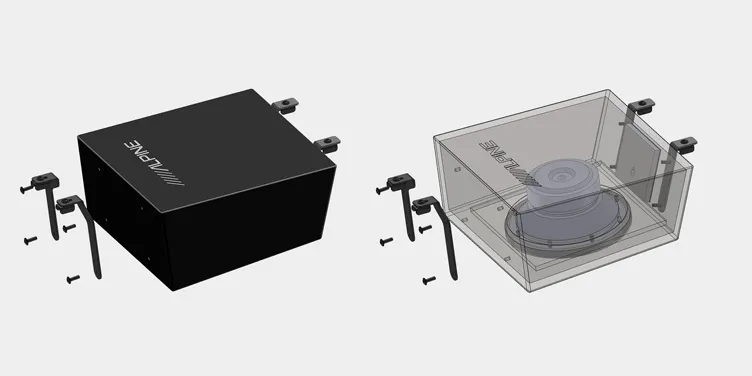 Includes Custom Installation Brackets