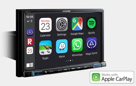 Works with Apple CarPlay