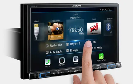High Resolution WVGA Touch Screen