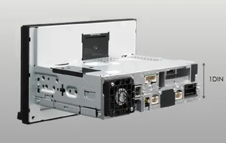 8-inch Screen with 1 DIN chassis