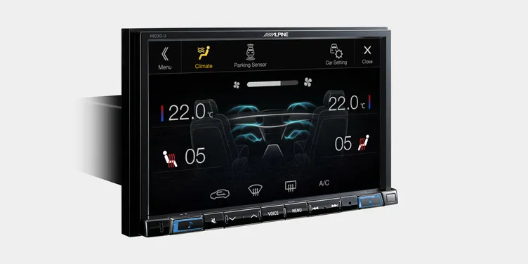 Alpine KIT-8VWTX303 Retains Air Condition Display