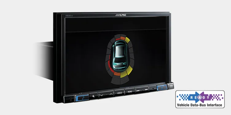 Alpine KIT-8VWTX303 Retains Parking Sensors Display