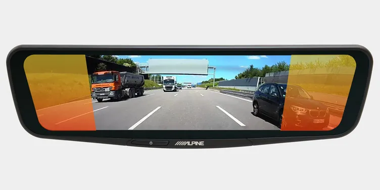 Alpine DME-R1200 Reduced Blind-Spots – Increased Safety