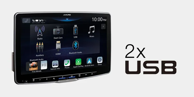 2x USB Ports