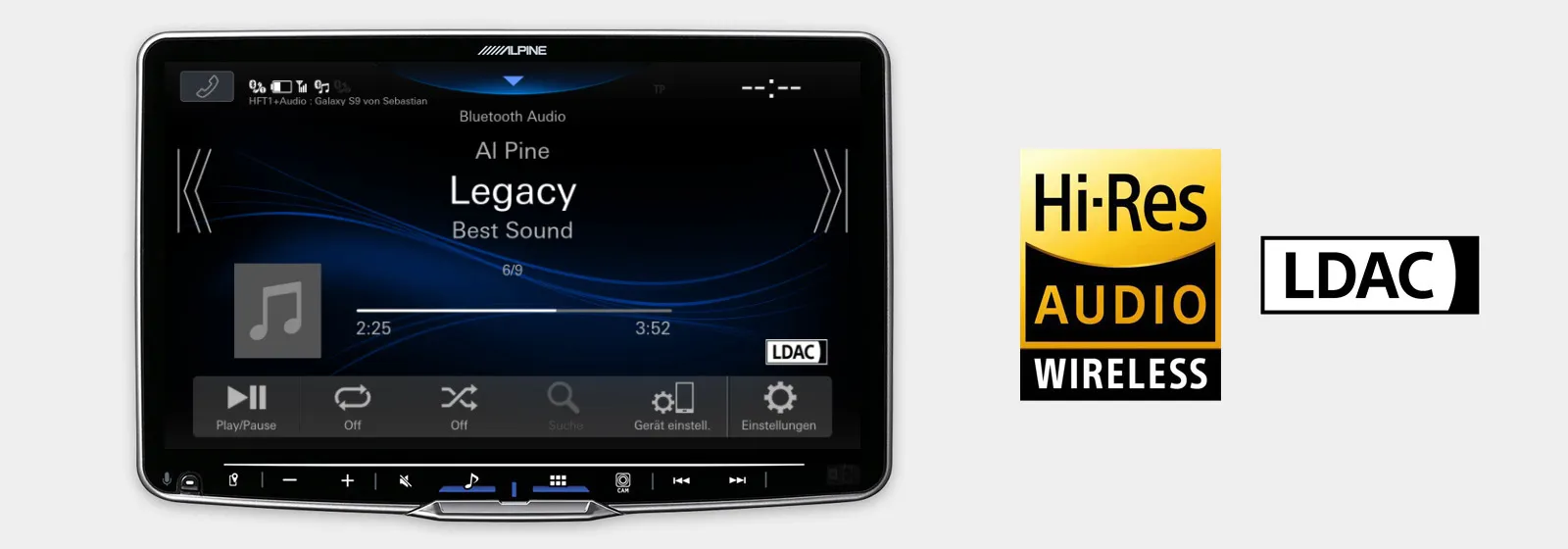 Bluetooth Hi-Res Audio Streaming