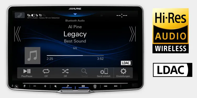 Bluetooth Hi-Res Audio Streaming