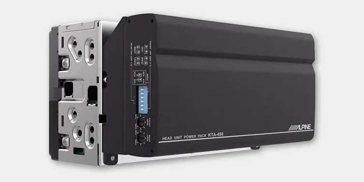Alpine iLX-W690D 7-inch DAB Radio Power Stacked To Save Space