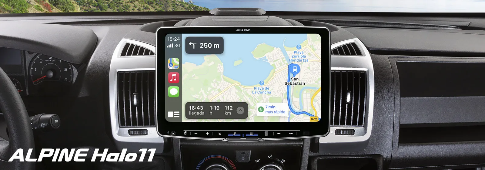 Alpine 2nd Generation Halo11 iLX-F115DU DAB+ digital radio, Apple CarPlay and Android Auto